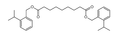 bis[(2-propan-2-ylphenyl)methyl] nonanedioate Structure