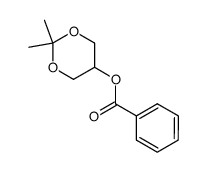 5-benzoyloxy-2,2-dimethyl-[1,3]dioxane Structure