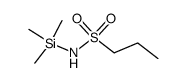 N-(Trimethylsilyl)-propan-1-sulfonamid Structure