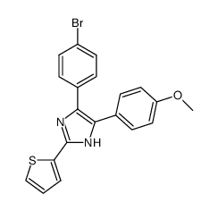 4-(4-bromophenyl)-5-(4-methoxyphenyl)-2-(thiophen-2-yl)-1H-imidazole Structure