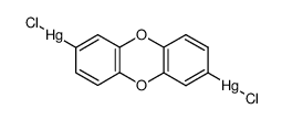 2,7-Bis-chlormercuri-dibenzo-p-dioxin Structure