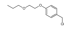 1-chloromethyl-4-(2-propoxy-ethoxy)-benzene Structure