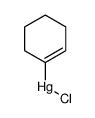 chloro(cyclohexen-1-yl)mercury Structure