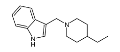 3-[(4-ethylpiperidin-1-yl)methyl]-1H-indole结构式