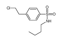N-Butyl-4-(2-chloroethyl)benzenesulfonamide Structure