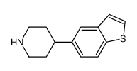 4-(benzo(b)thiophen-5-yl)piperidine Structure