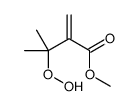 methyl 3-hydroperoxy-3-methyl-2-methylidenebutanoate结构式