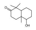 5-hydroxy-1,1,4a-trimethyl-4,5,6,7,8,8a-hexahydro-3H-naphthalen-2-one结构式