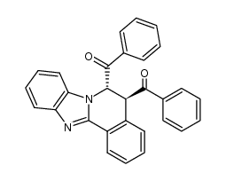 ((5S,6S)-5,6-dihydrobenzo[4,5]imidazo[2,1-a]isoquinoline-5,6-diyl)bis(phenylmethanone)结构式