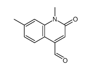 4-Quinolinecarboxaldehyde,1,2-dihydro-1,7-dimethyl-2-oxo-(9CI)结构式