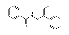 (E)-1-benzamido-2-phenyl-2-butene结构式