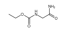 N-ethoxycarbonyl-glycine amide结构式