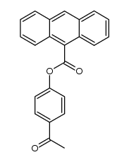 p-(9-anthroyloxy)acetophenone结构式