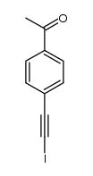 1-(4-(iodoethynyl)phenyl)ethanone结构式