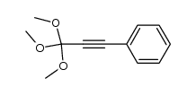 trimethyl phenylorthopropiolate Structure