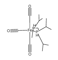 tricarbonyl{1,2-bis(diisopropylphosphino)ethane}iron(0) Structure