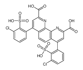 4,7-bis(chlorosulfophenyl)-1,10-phenanthroline-2,9-dicarboxylic acid picture