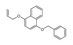 1-phenylmethoxy-4-prop-2-enoxynaphthalene Structure