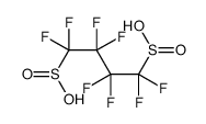 1,1,2,2,3,3,4,4-octafluorobutane-1,4-disulfinic acid Structure