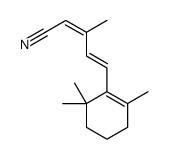 3-methyl-5-(2,6,6-trimethylcyclohexen-1-yl)penta-2,4-dienenitrile Structure