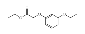 ethyl 3-ethoxyphenoxyacetate结构式