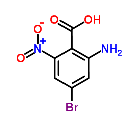 2-Amino-4-bromo-6-nitrobenzoic acid Structure