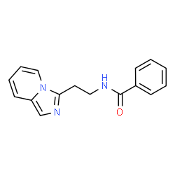 N-(2-imidazo[1,5-a]pyridin-3-ylethyl)benzamide结构式