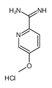 5-Methoxypicolinimidamide hydrochloride Structure