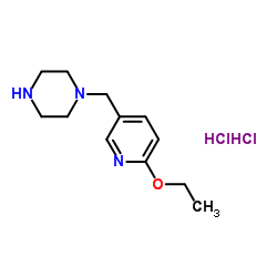 1-[(6-Ethoxy-3-pyridinyl)methyl]piperazine dihydrochloride Structure