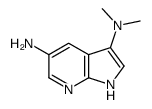 N3,N3-二甲基-1H-吡咯并[2,3-B]吡啶-3,5-二胺结构式