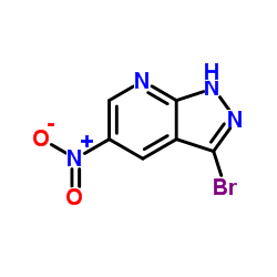 3-Bromo-5-nitro-1H-pyrazolo[3,4-b]pyridine Structure