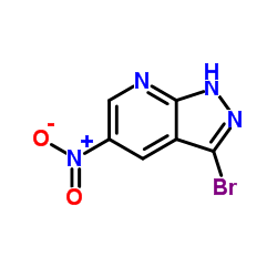 3-Bromo-5-nitro-1H-pyrazolo[3,4-b]pyridine structure