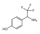 4-(1-amino-2,2,2-trifluoroethyl)phenol结构式