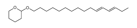 2-(((11E,13E)-hexadeca-11,13-dien-1-yl)oxy)tetrahydro-2H-pyran Structure