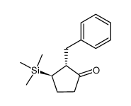 1-benzyl-2-(trimethylsilyl)-2-cyclopentanone Structure