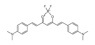 (T-4)-[(1E,6E)-1,7-双[4-(二甲基氨基)苯基]-1,6-庚二烯-3,5-dionato-κO3,κO5]二氟硼结构式