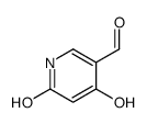 4-hydroxy-6-oxo-1H-pyridine-3-carbaldehyde结构式