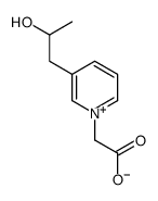 1-(1-carboxymethyl)-3-(2-hydroxypropyl)pyridinium betaine Structure