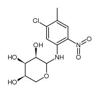 2-(5-chloro-4-methyl-2-nitrophenylamino)tetrahydropyran-3,4,5-triol Structure