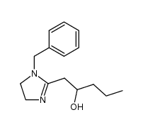 1-(1-benzyl-4,5-dihydro-1H-imidazol-2-yl)pentan-2-ol结构式