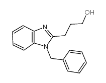 3-(1-benzylbenzimidazol-2-yl)propan-1-ol结构式