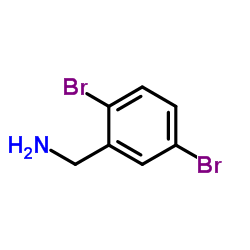 1-(2,5-Dibromophenyl)methanamine Structure