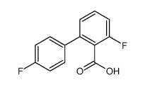 2-fluoro-6-(4-fluorophenyl)benzoic acid Structure