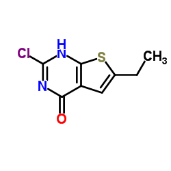 2-Chloro-6-ethylthieno[2,3-d]pyrimidin-4(1H)-one Structure