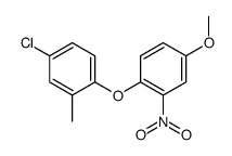 1-Chloro-3-methyl-4-(4-methoxy-2-nitrophenoxy)benzene Structure