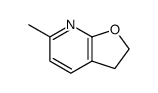 Furo[2,3-b]pyridine, 2,3-dihydro-6-methyl- (9CI) structure