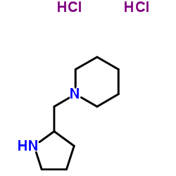 1-(Pyrrolidin-2-ylmethyl)piperidine 2HCl结构式