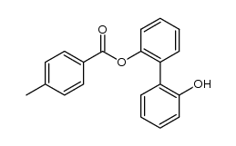 2'-(4-toluoyloxy)biphenyl-2-ol结构式