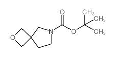 2-oxa-6-azaspiro[3,4]octane-6-carboxylic acid tert-butyl ester Structure