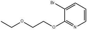 3-bromo-2-(2-ethoxyethoxy)pyridine Structure